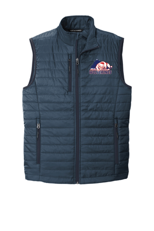 Packable Puffy Vest - Embroidery